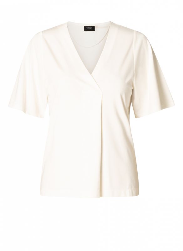 Yest Top V-Neck Bryony Viscose/ 0005761 Off White