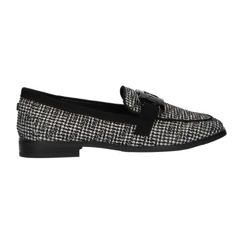 La Strada Loafer Rhinestone/ 2220127 Black White