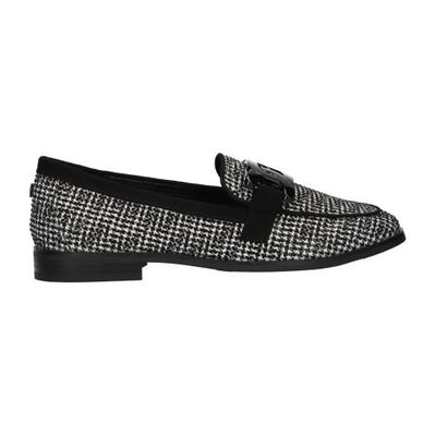 La Strada Loafer Rhinestone/ 2220127 Black White