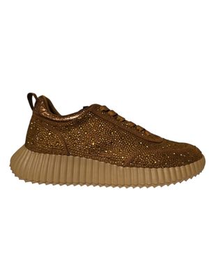 La Strada Sneaker Rhinestone/ 2404336 Milk Chocolate