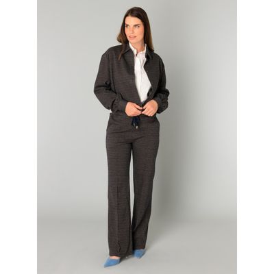 Yest Pants Wide Leg Nayla / 0005699 Dark Navy/Melange