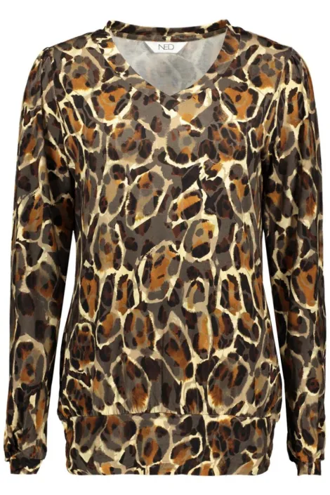 NED Top Longsleeve Veraya / 25W2-AC050-02 Amphora