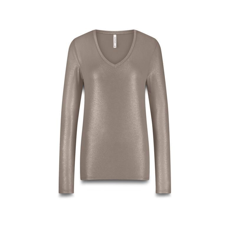 Summum Woman Top Longsleeve Coated / 3s5174-30545 Funghi