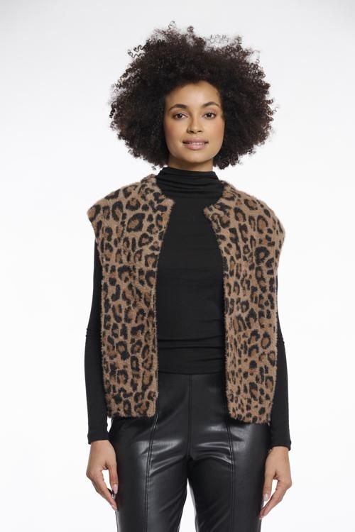 Rino &amp; Pelle Waistcoat Short/ Elona.5012511 Leopard