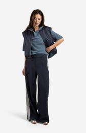 YAYA Hoodie Short Sleeve/ 01-000486-508 CHINA BLUE