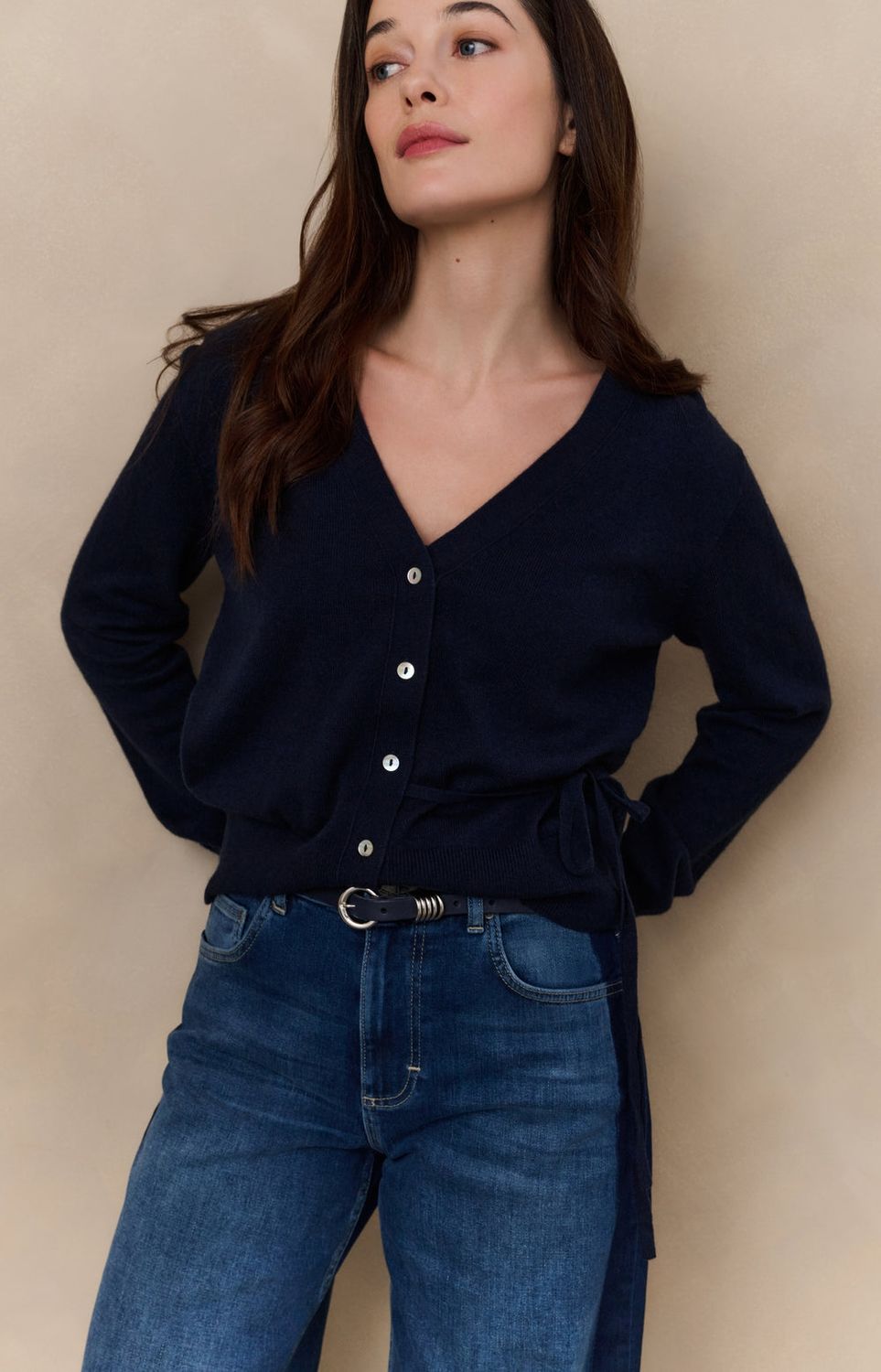 YAYA Cardigan/ 01-010122-508 INKWELL BLUE