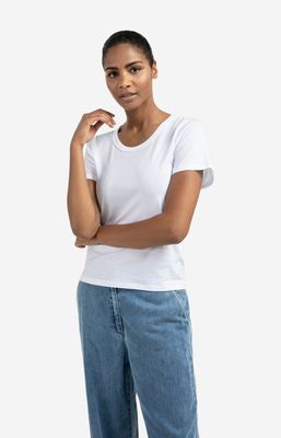 YAYA Shirt Round Neck/ 01-719077-508 PURE WHITE