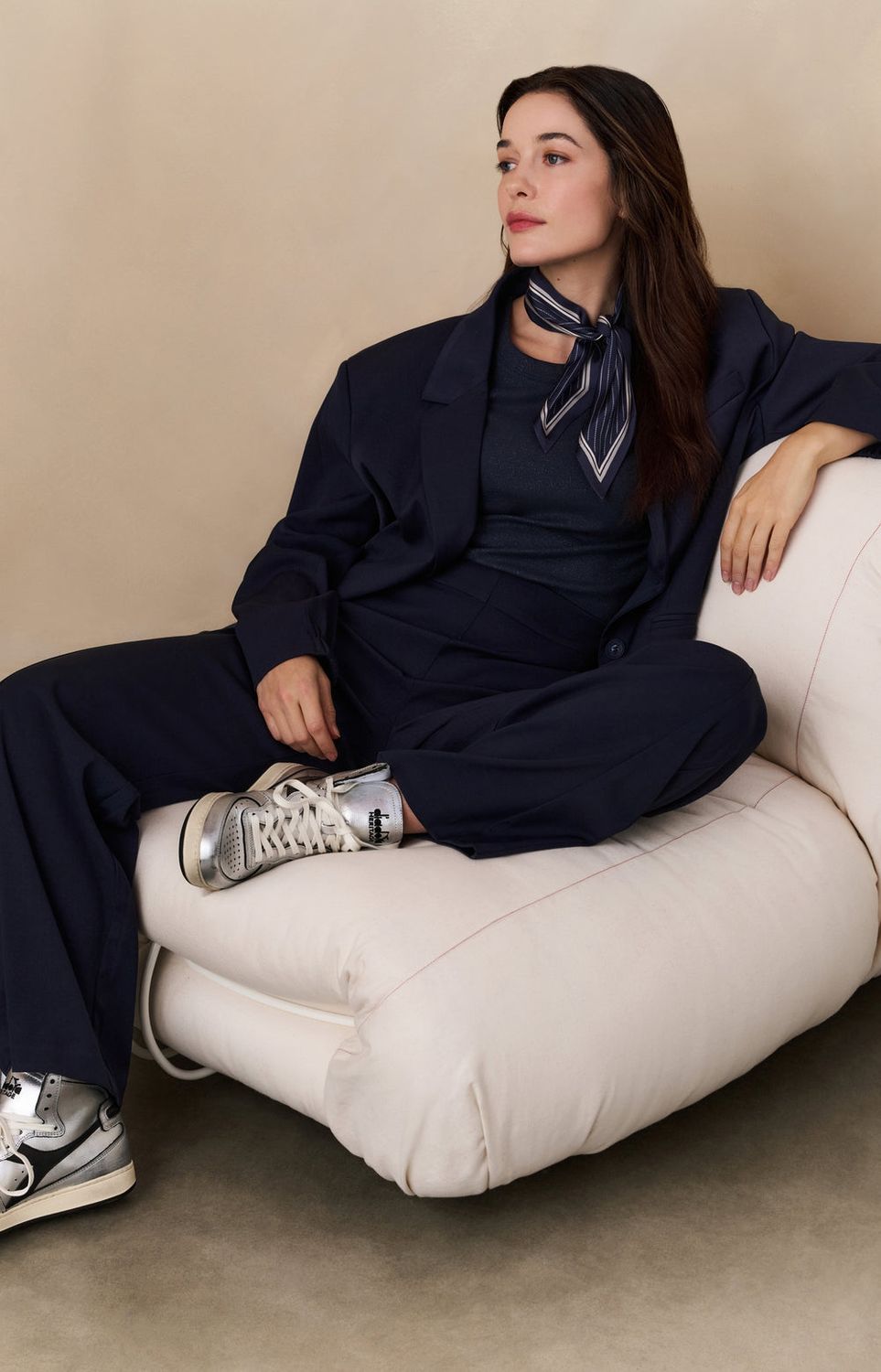 YAYA Blazer Oversized Bomberdetail / 01-501071-508 INKWELL BLUE