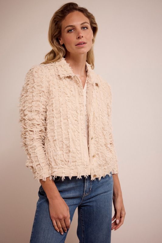 Tramontana Jacket Fancy Frilled / C15-17-801 Stone Melange
