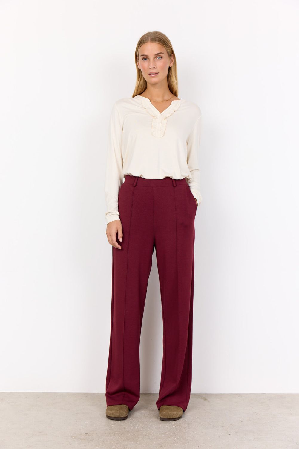 Soya Concept Pants Modal Vita 3 / 27278 4850 DARK RED