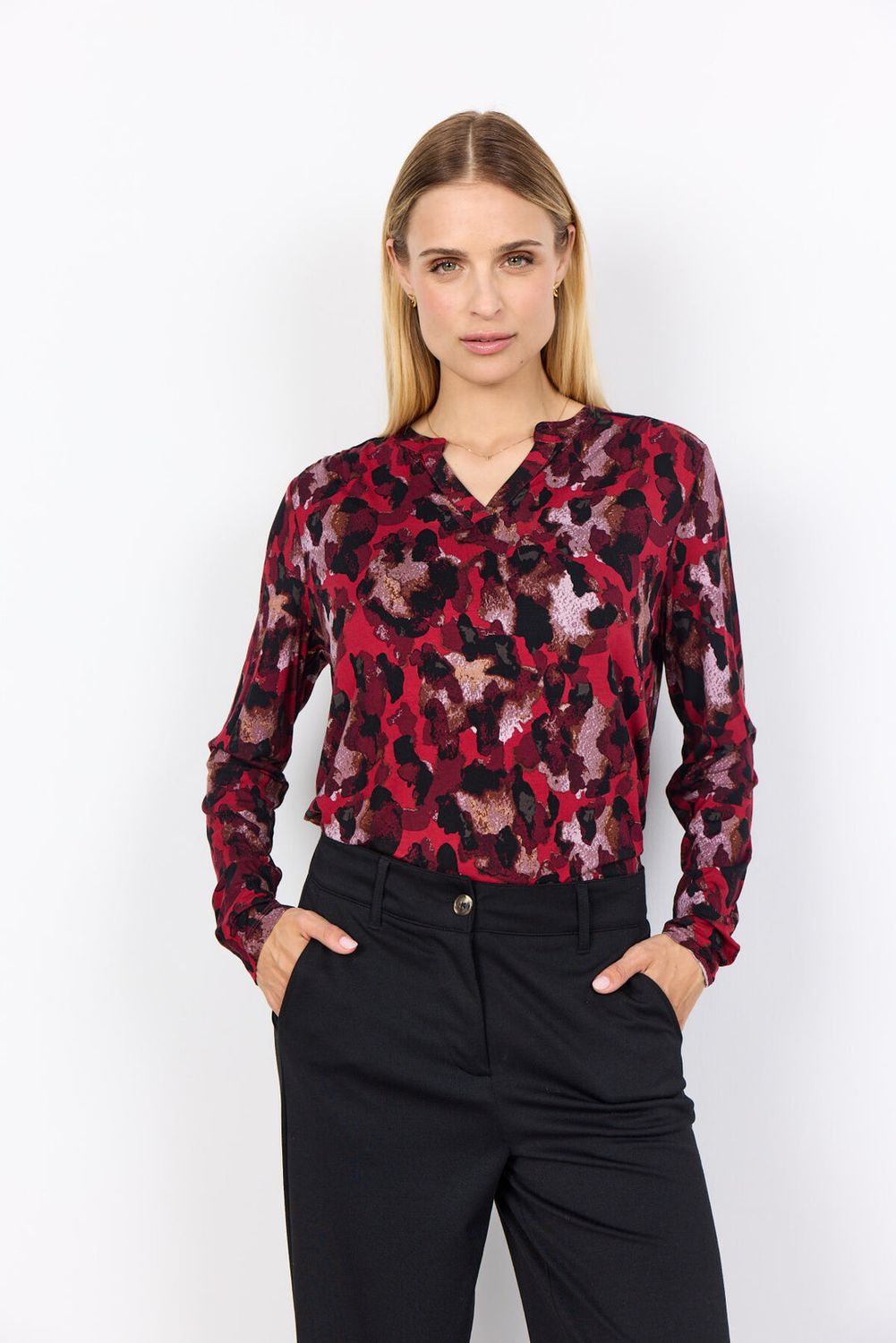 Soya Concept Top/ 27247 4780C RED COMBI