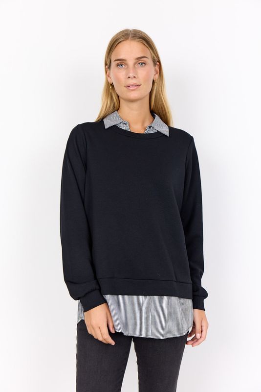Soya Concept Sweater Modalmix/ 27274 9999C BLACK COMBI