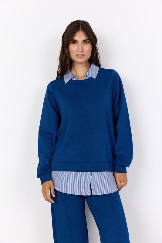 Soya Concept Sweater Modalmix/ 27274 6832C ESTATE BLUE COMBI