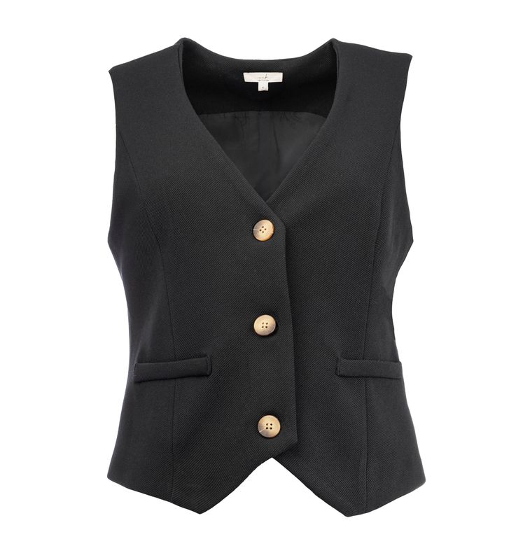 ICNK Gilet / ICNK25W-P415-02 Black