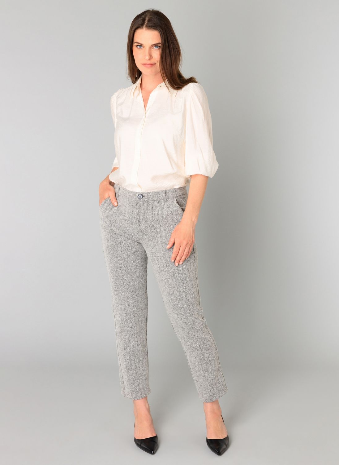 Yest Pants / 0005966 Silver Grey/Melange