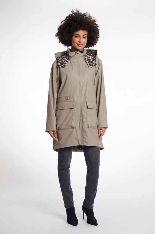 Rino &amp; Pelle Raincoat Leopard  / Dagmar.7002511 Pebble