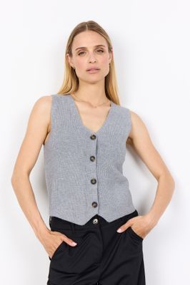 Soya Concept Gilet /33697 99470 MED. GREY MELANGE