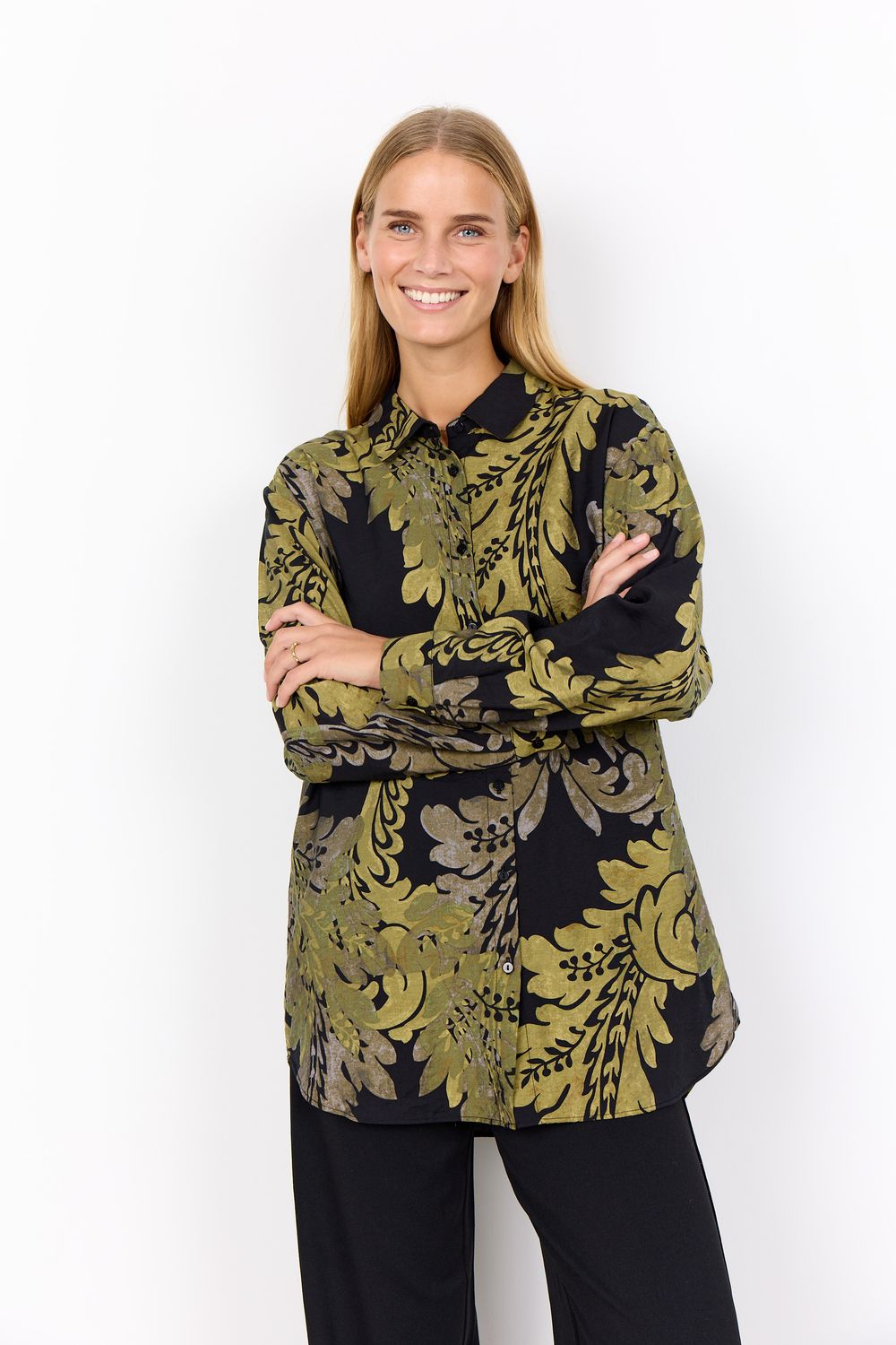 Soya Concept  Tunic / 41395 7965C DARK OLIVE COMBI