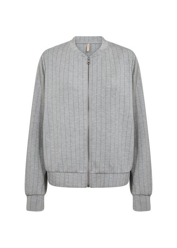 Soya Concept Jacket Bomber Pinstripe/ 27304 99470C MED. GREY MELANGE COMBI