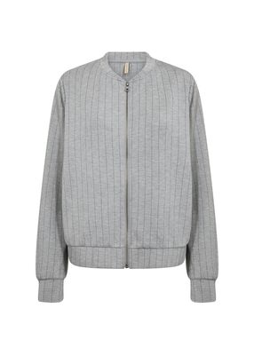 Soya Concept Jacket Bomber Pinstripe/ 27304 99470C MED. GREY MELANGE COMBI