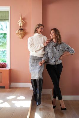 NED Sweater Coll Furry/ 25W1-U259-07 Ecru NED Sweater Coll Furry/ 25W1-U259-07 Ecru