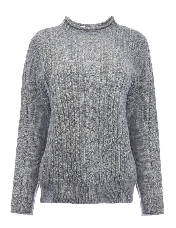 NED Sweater/ 25W1-U216-09 Light Grey Melange