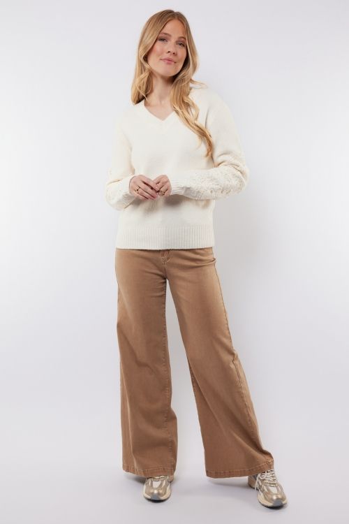 C&amp;S Pants Wide Leg 25NNC03 Light Camel