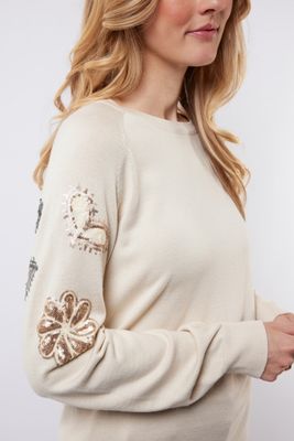C&amp;S Pullover / 25NJC04 Wool White