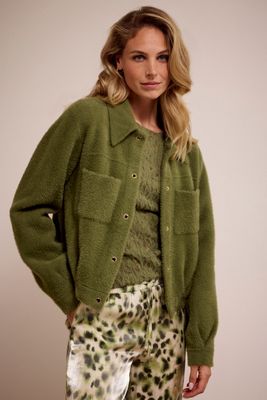 Tramontana Jacket Faux Fur /Q14-17-801 Moss