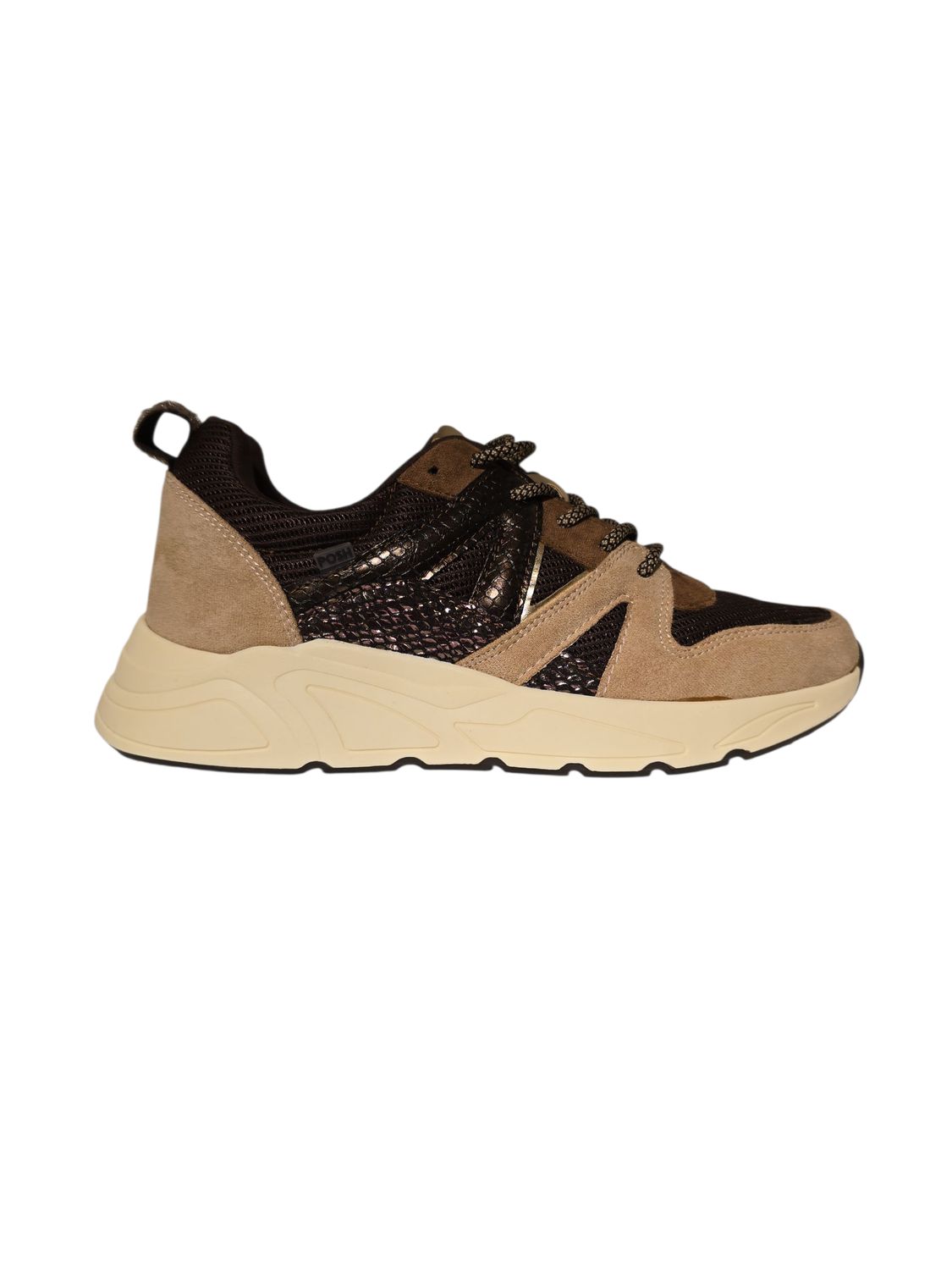 POSH Poelman Sneaker/ C18582X9PSH42 Brown Combi
