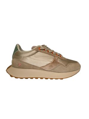 Gioseppo Sneaker Satin - Faux Fur Detail /76415 Beige