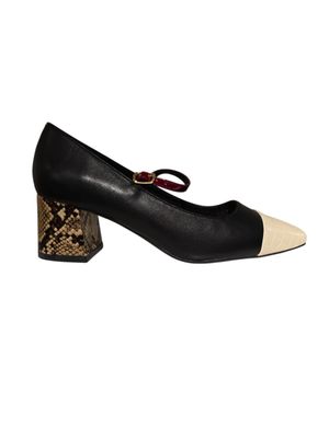Gioseppo Pump Retro Snake / 76037 Black