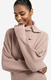YAYA Sweater Ribbed/ 01-000506-509 BLUSH PINK MELANGE