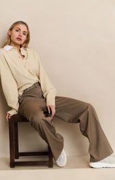 YAYA Pants Belt / 01-301212-509 CAPERS MELANGE