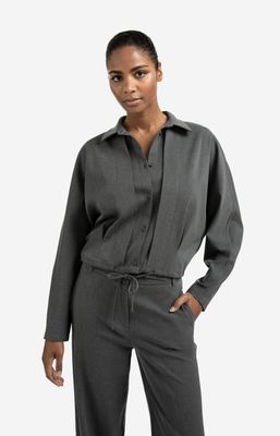 YAYA Blouse Jacket Boxy/ 01-201175-509 ANTHRACITE MELANGE