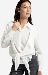 YAYA Blouse Details/ 01-201177-509 OFF WHITE