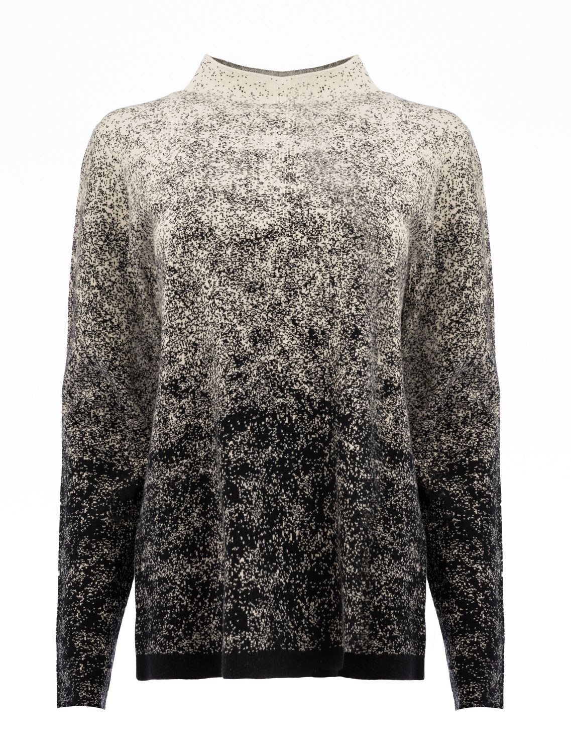 NED Sweater Tye Die / 25W1-U366-01 Ecru-Black