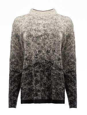 NED Sweater Tye Die / 25W1-U366-01 Ecru-Black