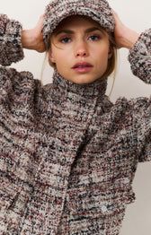 YAYA Jacket Boucle / 01-511038-509 BLUSH PINK DESSIN