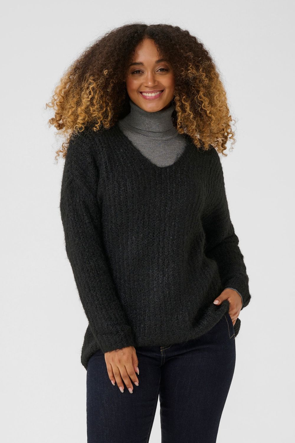 Culture DK Pullover/ 50109921 Black