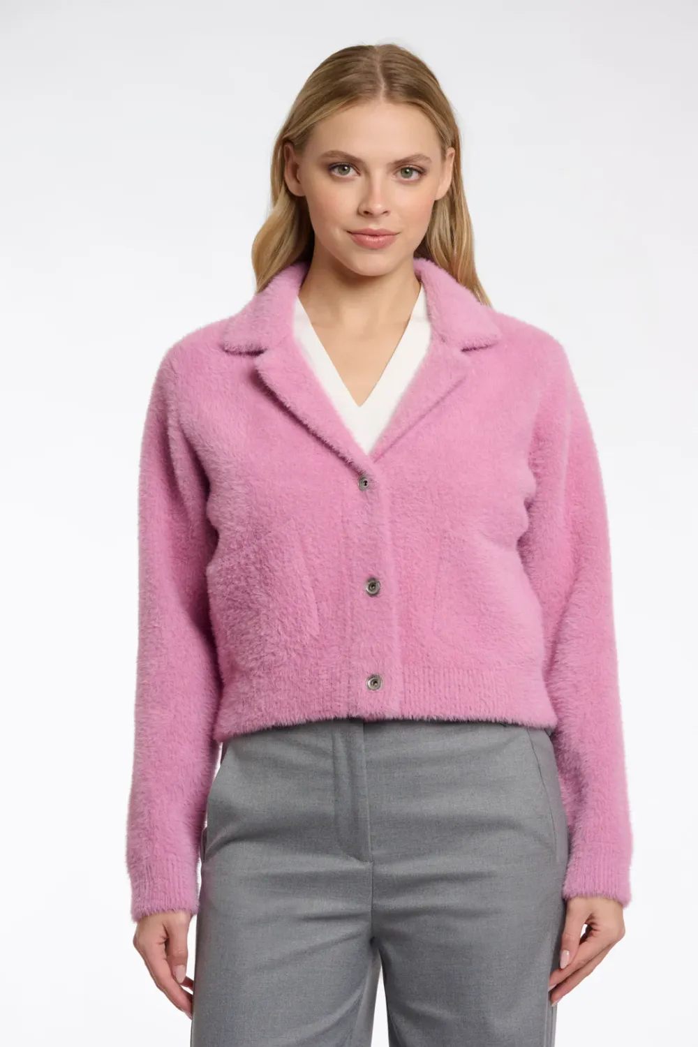 Rino &amp; Pelle Cardigan jacket Short /Norah.5002512 Mauve Pink