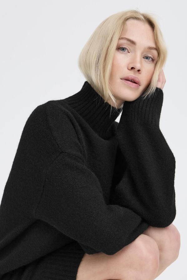 B.Young Dress Knitted / 20818234 True Black