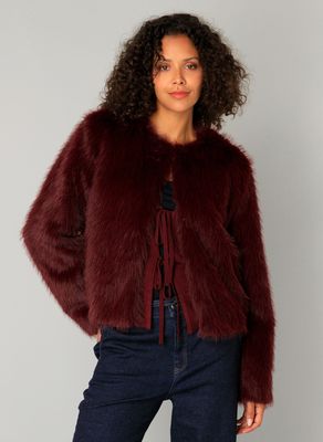 Yest Jacket Cloe Short Furry / 0006013 Port