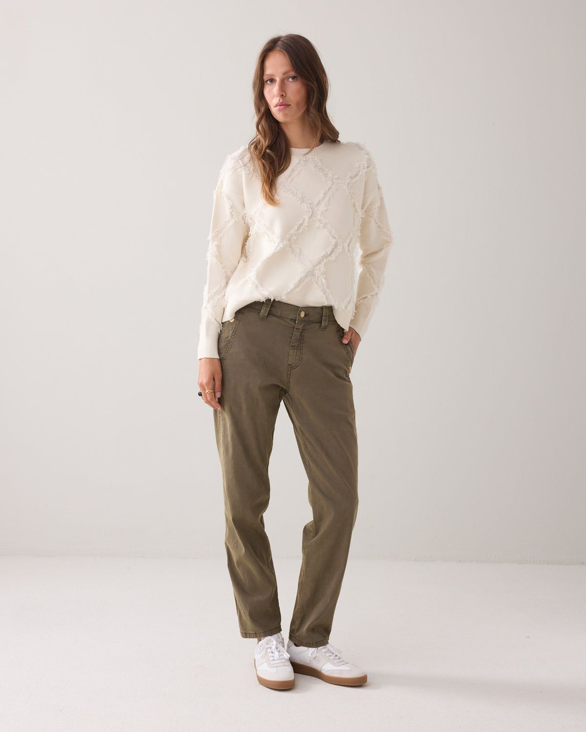 Summum Woman Pants Tapered  Soft / 4s2859-12304 Dark camo