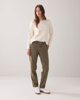 Summum Woman Pants Tapered  Soft / 4s2859-12304 Dark camo