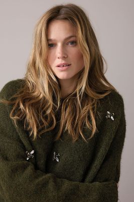 Summum Woman Pullover Oversized Antz/ 7s7944-7997 Dark camo