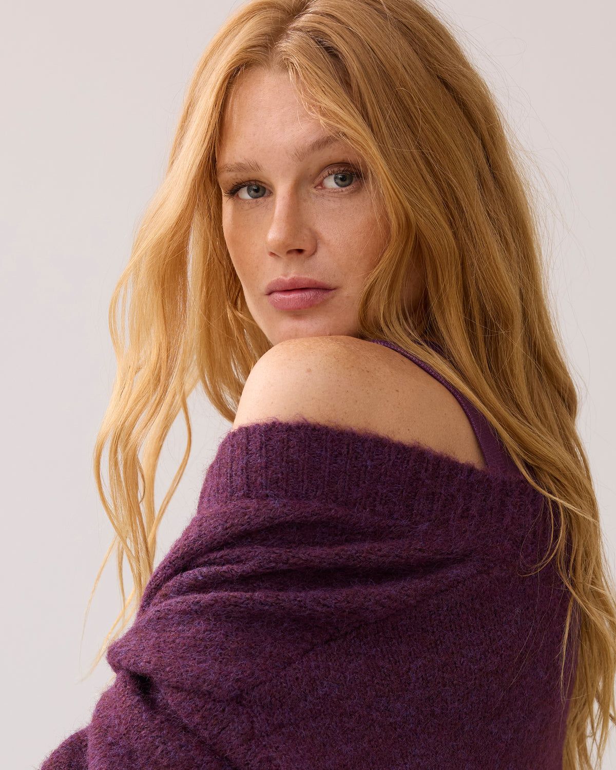 Summum Woman Cardigan Soft Knit / 7s5844-7997 Wineberry
