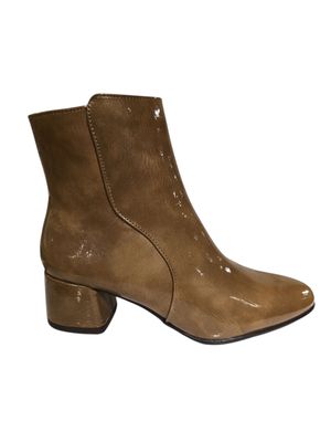 Marco Tozzi Bootie Laque Vegan/ 2-25302-45 Taupe