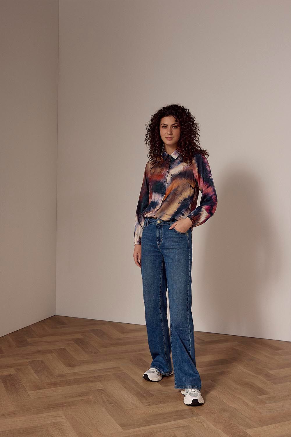 Tramontana Blouse Tie Dye/ Print Multi Colours