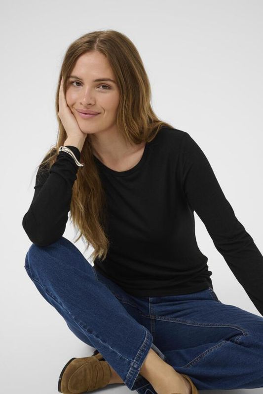 Culture Top Longsleeve / 50111031 Black Culture Top Longsleeve / 50111031 Black